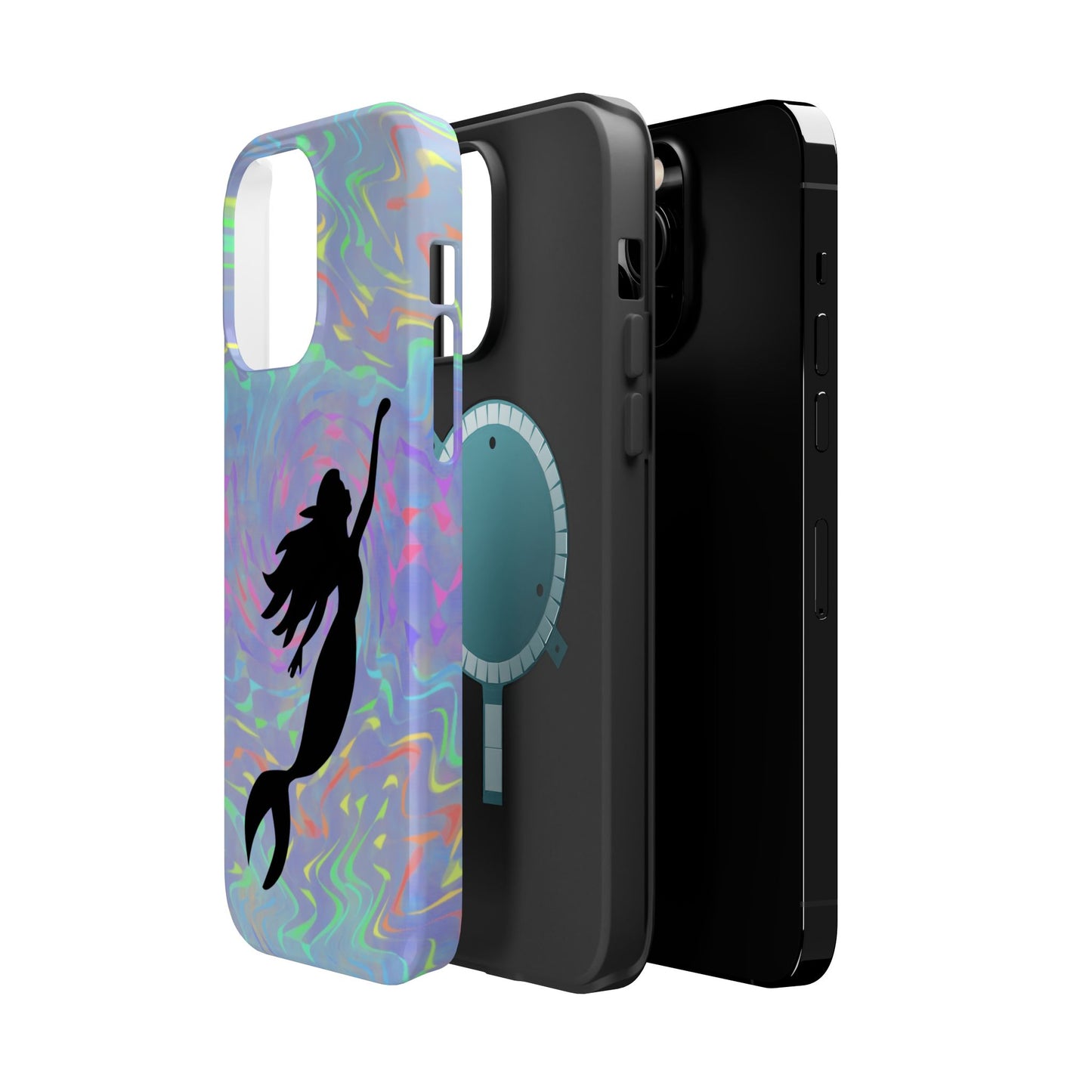 Mermaid Silhouette MagSafe® Compatible Tough Case for iPhone