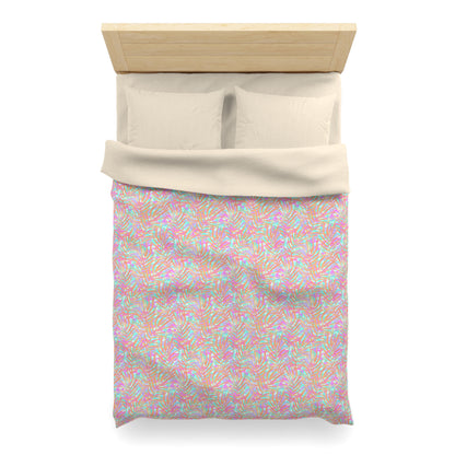 Tropical Sunset Palms Microfiber Duvet Cover