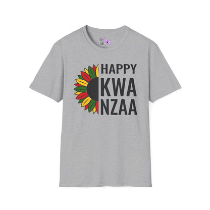 Happy Kwanzaa Sunflower Adult T-shirt