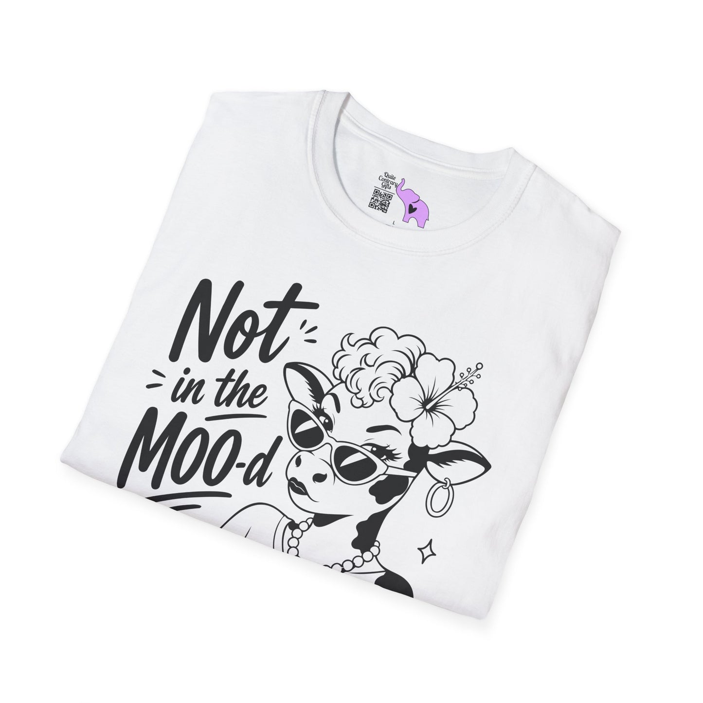 Not in the Moo-d Adult T-shirt