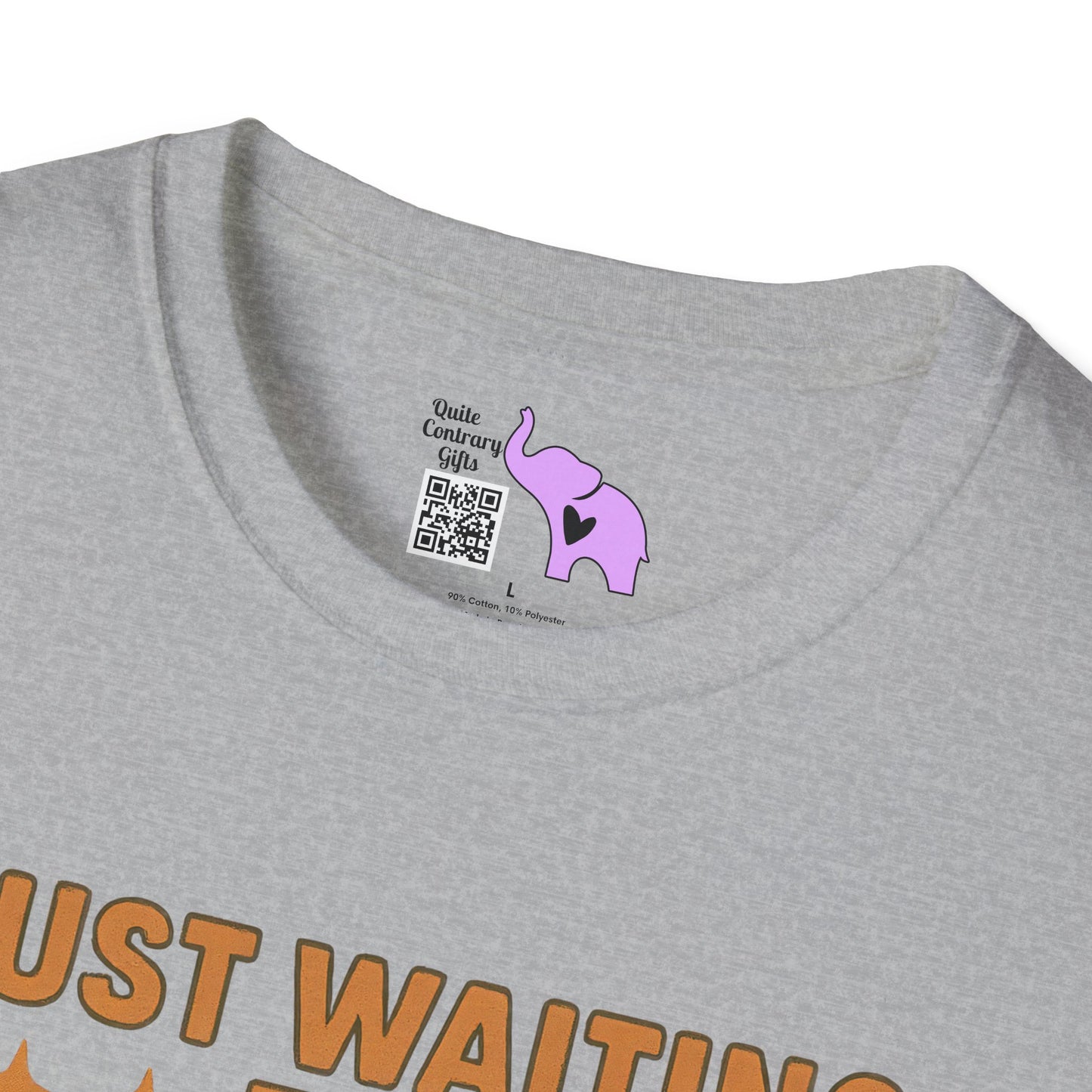 Just Waiting For Halloween Adult T-shirt
