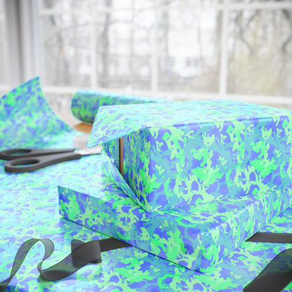 Glacier Grove Camo Wrapping Paper