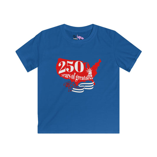 250 Years of Greatness Youth Softstyle Tee