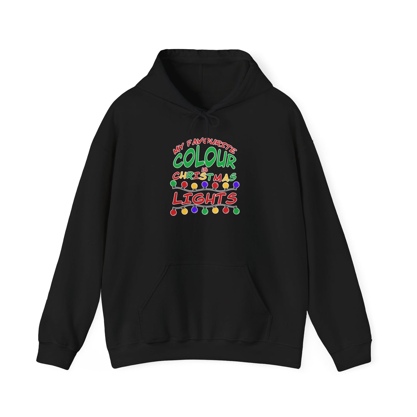 My Favourite Colour Is Christmas Lights  Adult Heavy Blend™ Hoodie