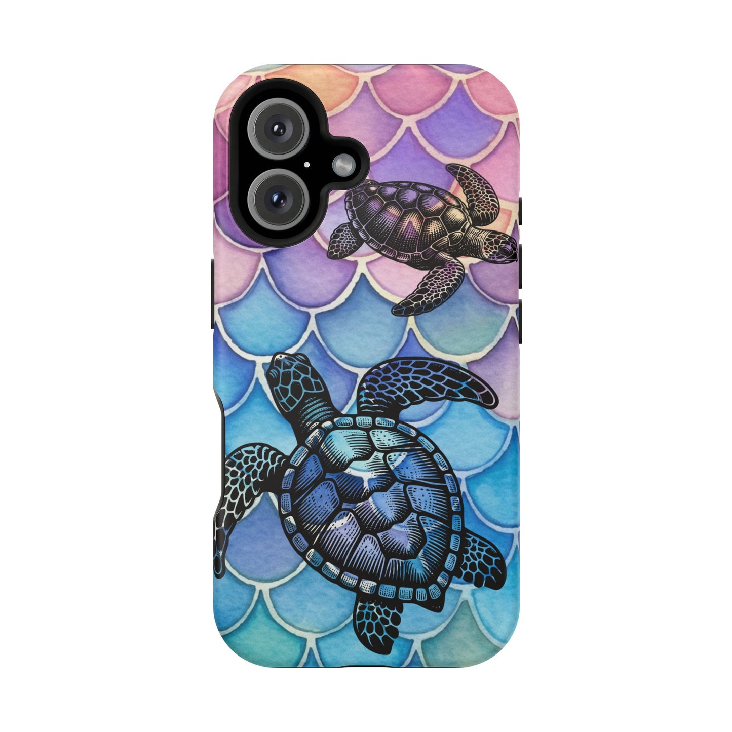 Sea Turtle Silhouette MagSafe® Compatible Tough Case for iPhone