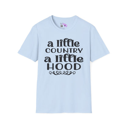A Little Country A Little Hood Adult T-shirt