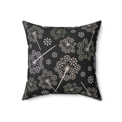 Dandelion Nightfall Throw Pillow