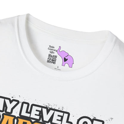 My Level of Sarcasm Adult T-shirt
