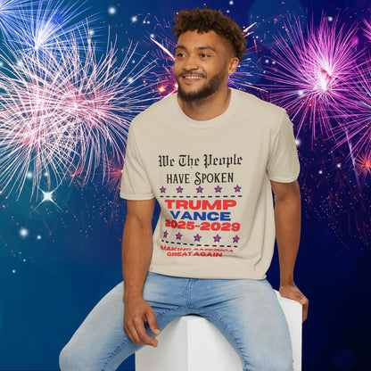 We The People Have Spoken Trump/Vance 2025-2029 Adult T-shirt