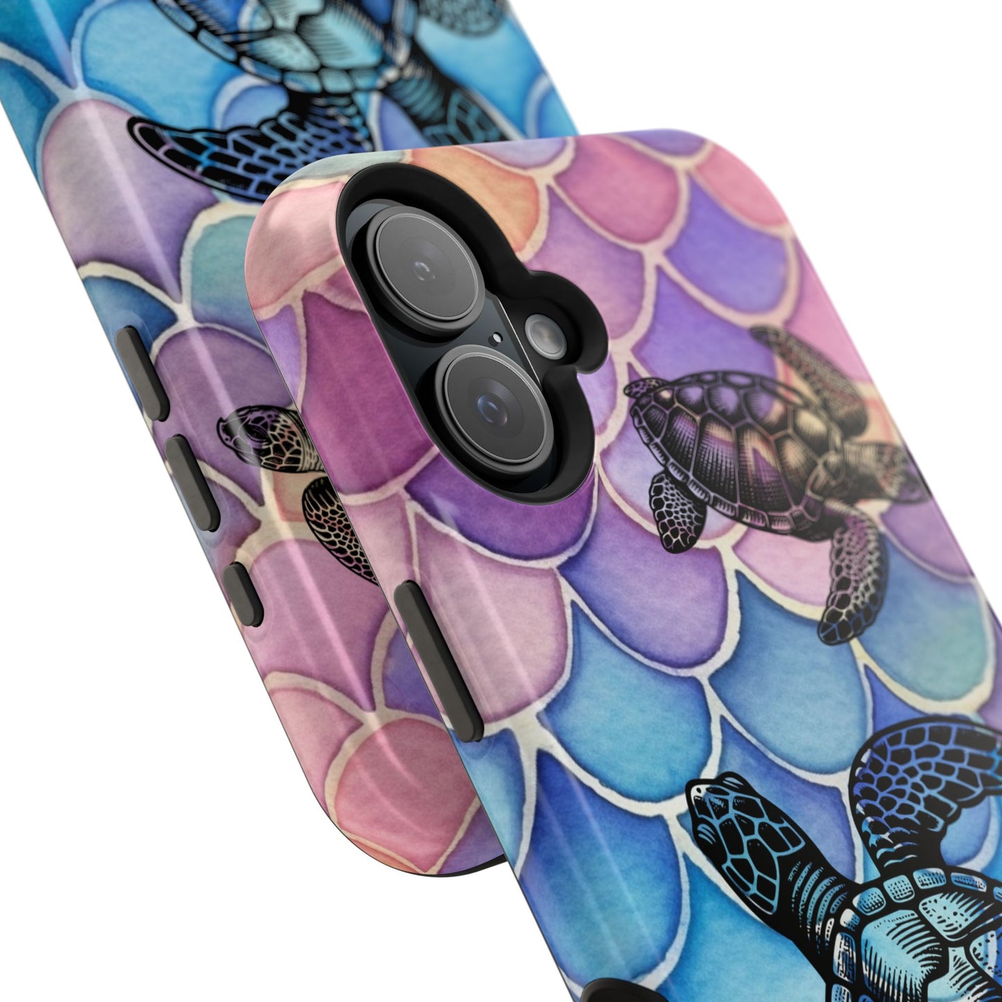 Sea Turtle Silhouette MagSafe® Compatible Tough Case for iPhone