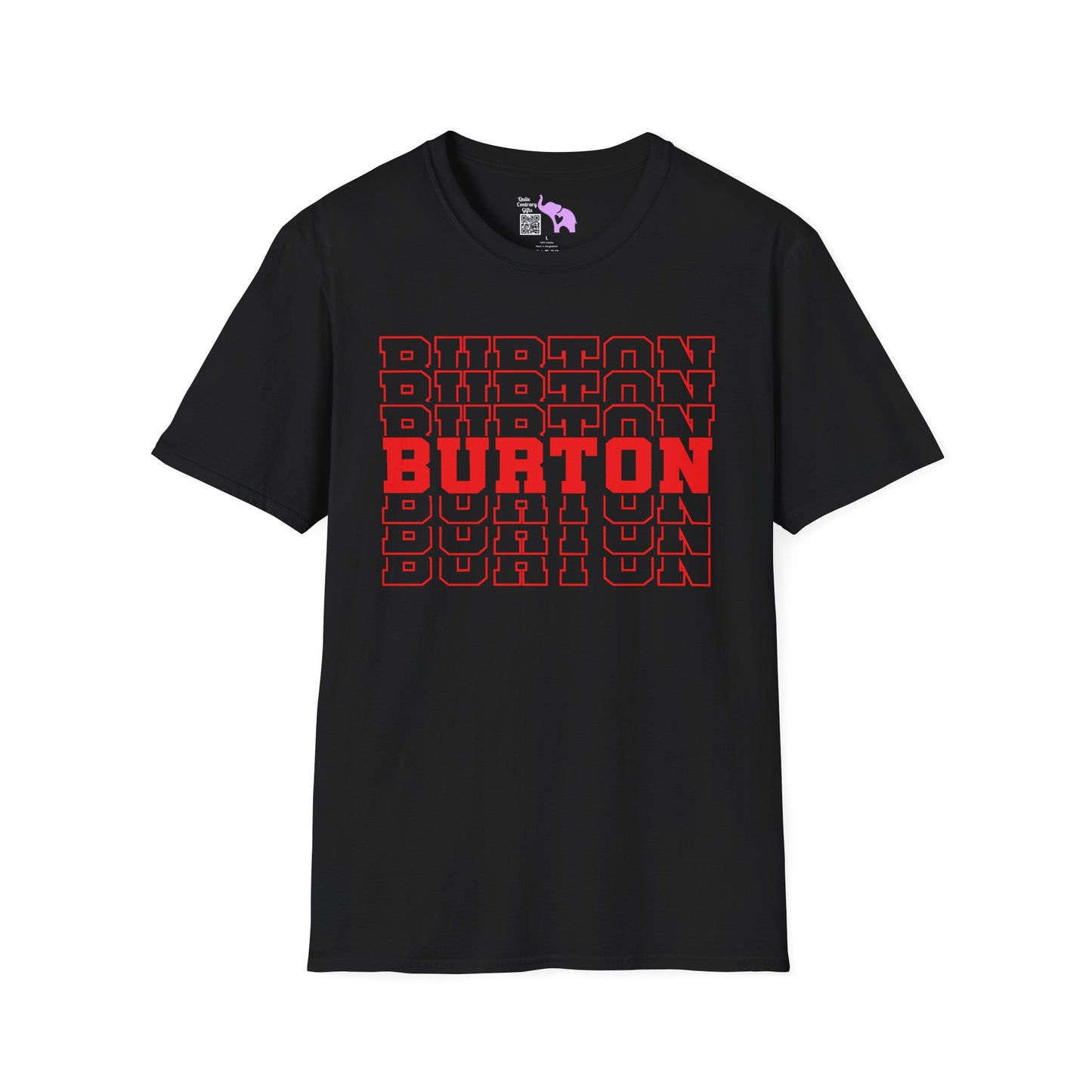 Burton (Stacked) Adult T-shirt