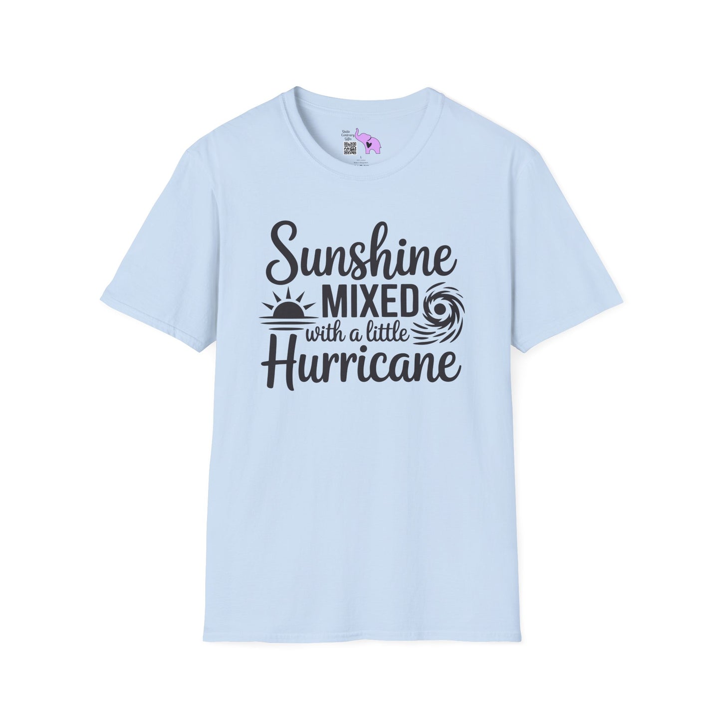 Sunshine Mixed With A Little Hurricane Adult T-shirt