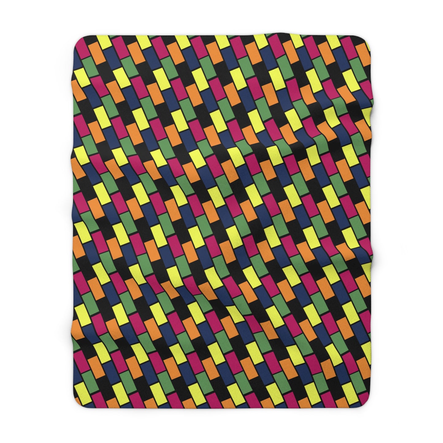 Chunky Pop Sherpa Fleece Blanket