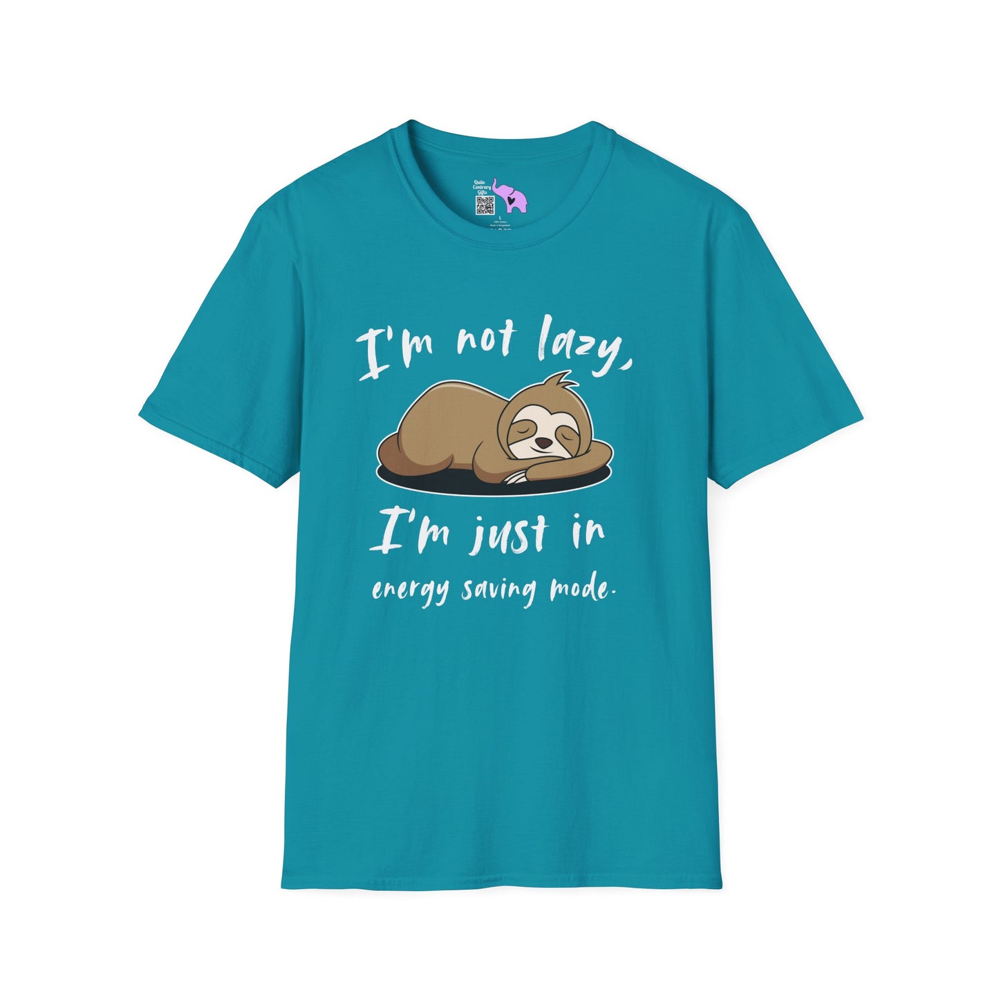 I'm Not Lazy, I'm Just In Energy Saving Mode Adult T-shirt