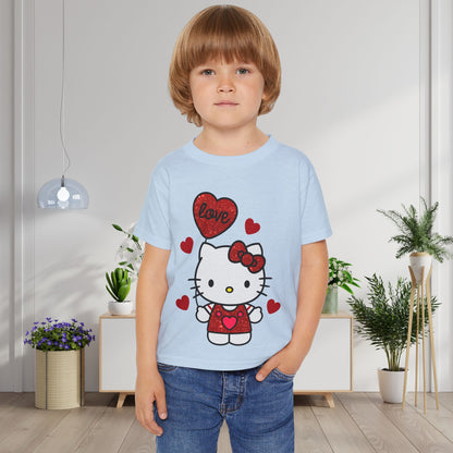 Valentine Hello Kitty Love Heavy Cotton™ Toddler T-shirt