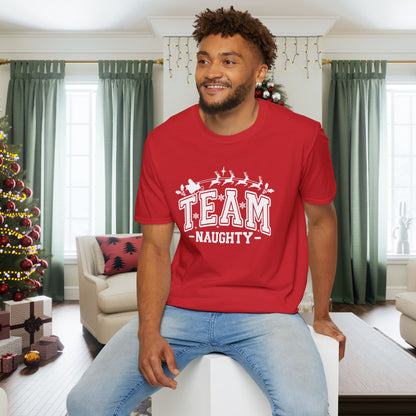 Team Naughty Adult T-shirt