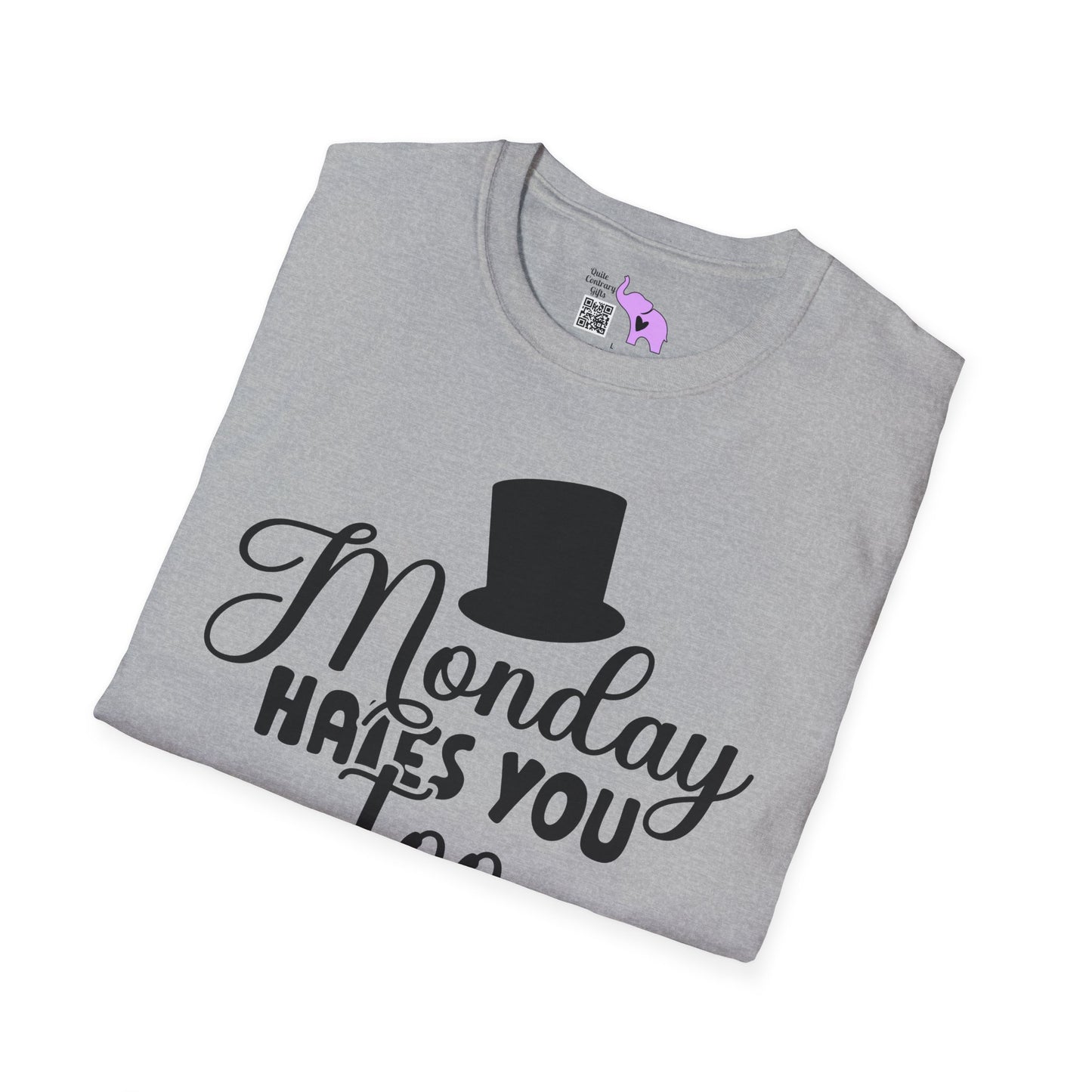 Monday Hates You Too Adult T-shirt