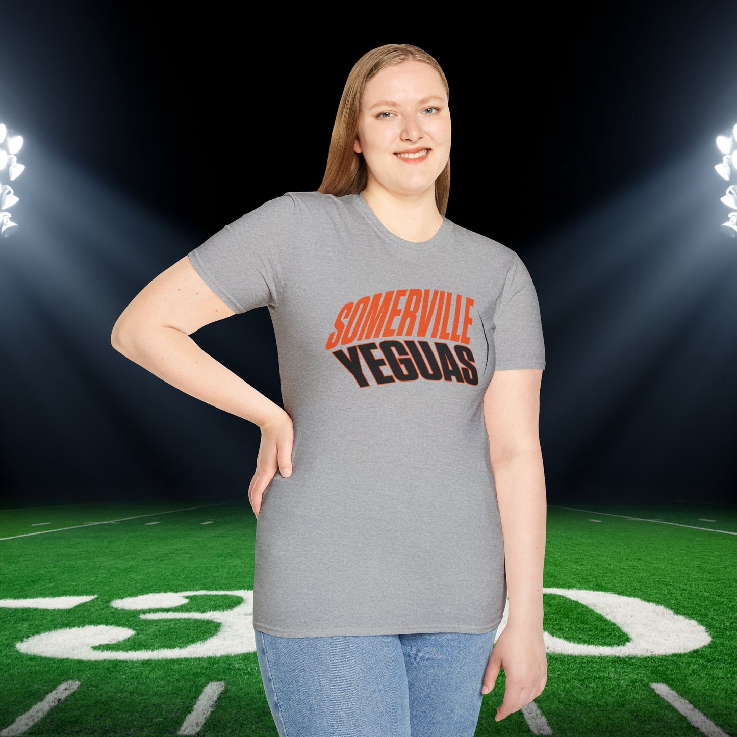 Somerville Yeguas (Angled) Adult T-shirt