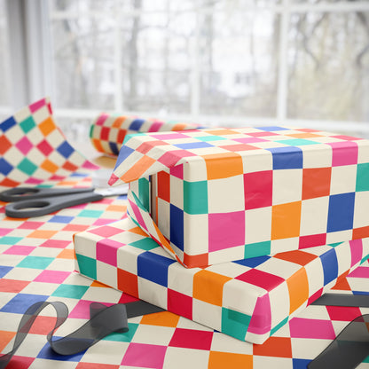 Colorblock Fun Wrapping Paper