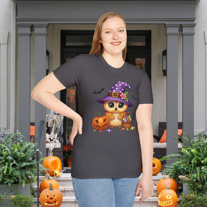 Witchy Owl Adult T-shirt