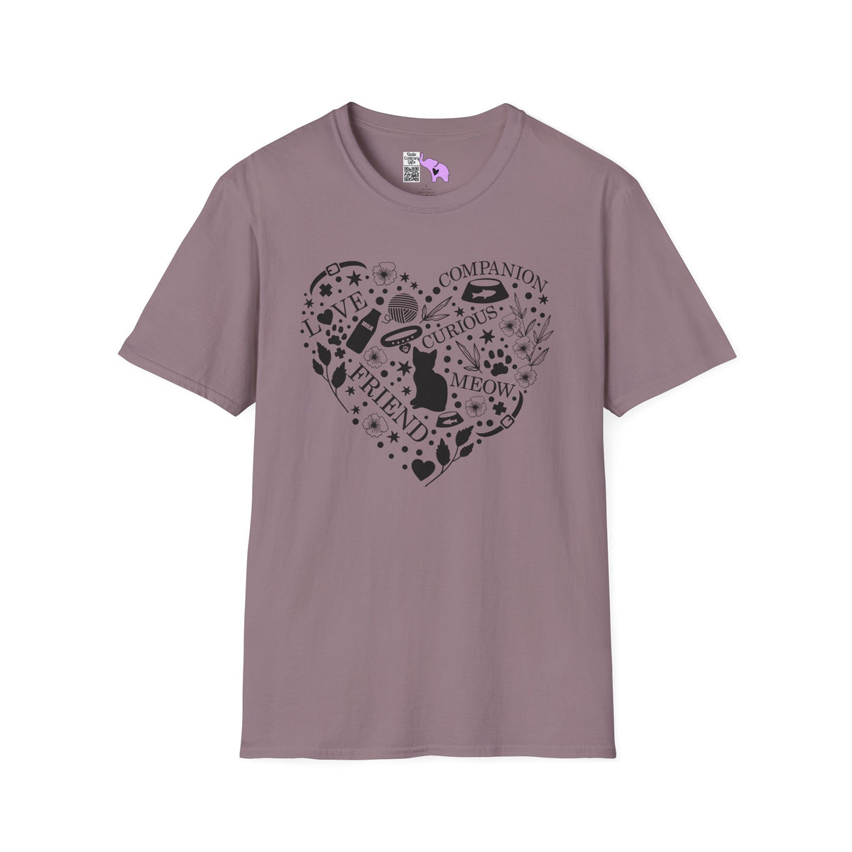 Cats Fill My Heart Adult T-shirt