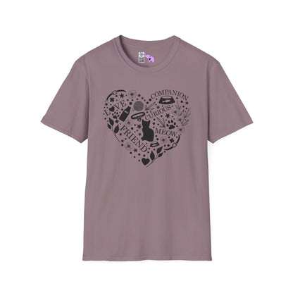 Cats Fill My Heart Adult T-shirt