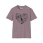 Cats Fill My Heart Adult T-shirt