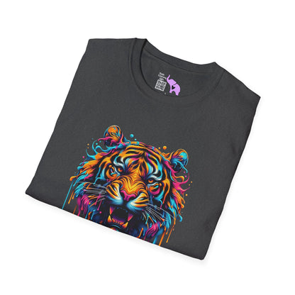Colorful Tiger Adult T-shirt