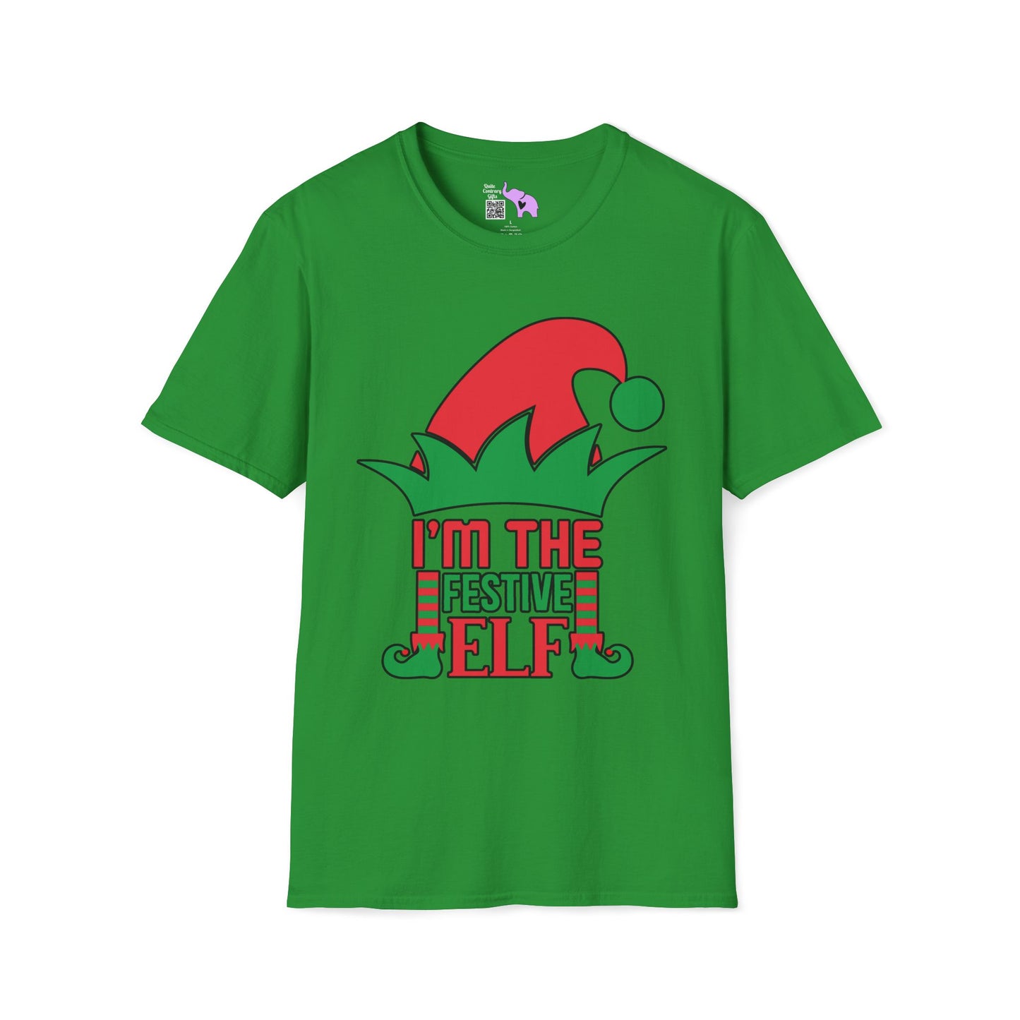I'm The Festive Elf Adult T-shirt