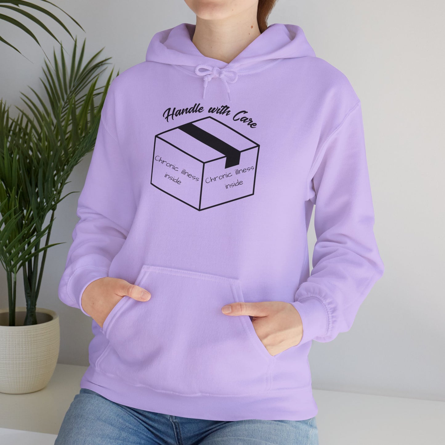 Handle With Care Heavy Blend™ Hooded Sweatshirt