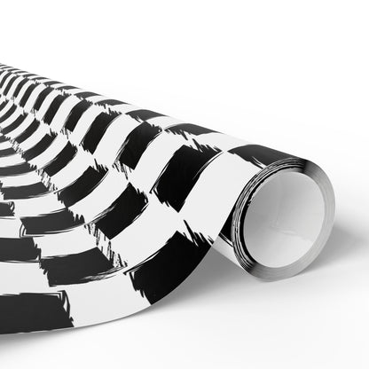 Distorted Check Wrapping Paper