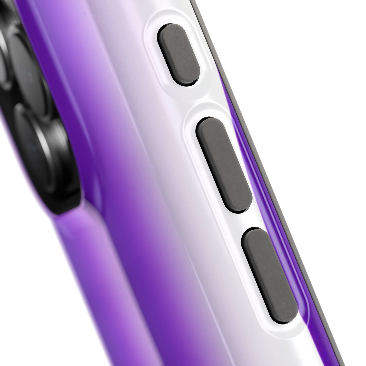 Purple Gradient Stripes MagSafe® Compatible Tough Case for iPhone