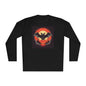 Creepy Bats Over Moon 15 Adult Long Sleeve Tee