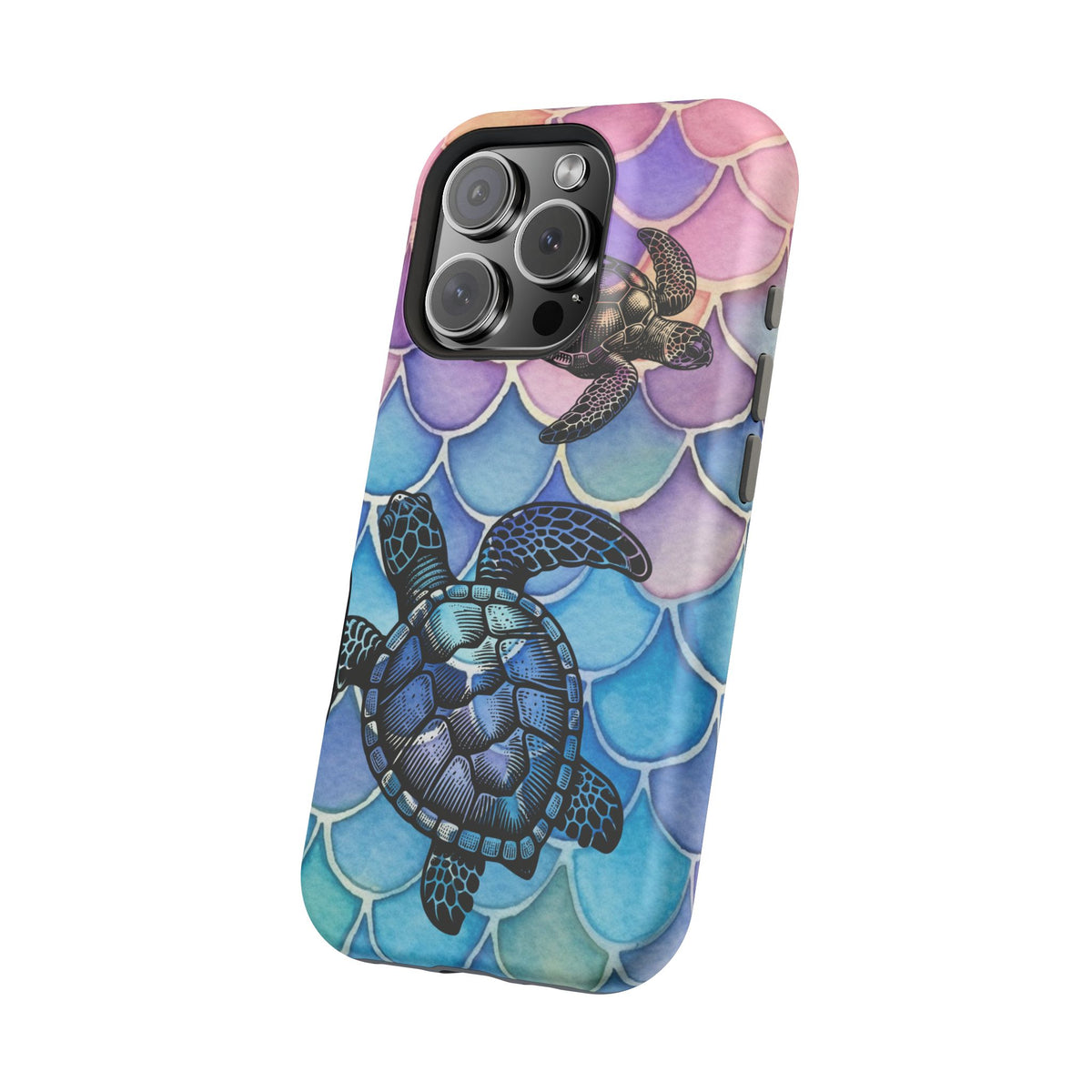 Sea Turtle Silhouette MagSafe® Compatible Tough Case for iPhone