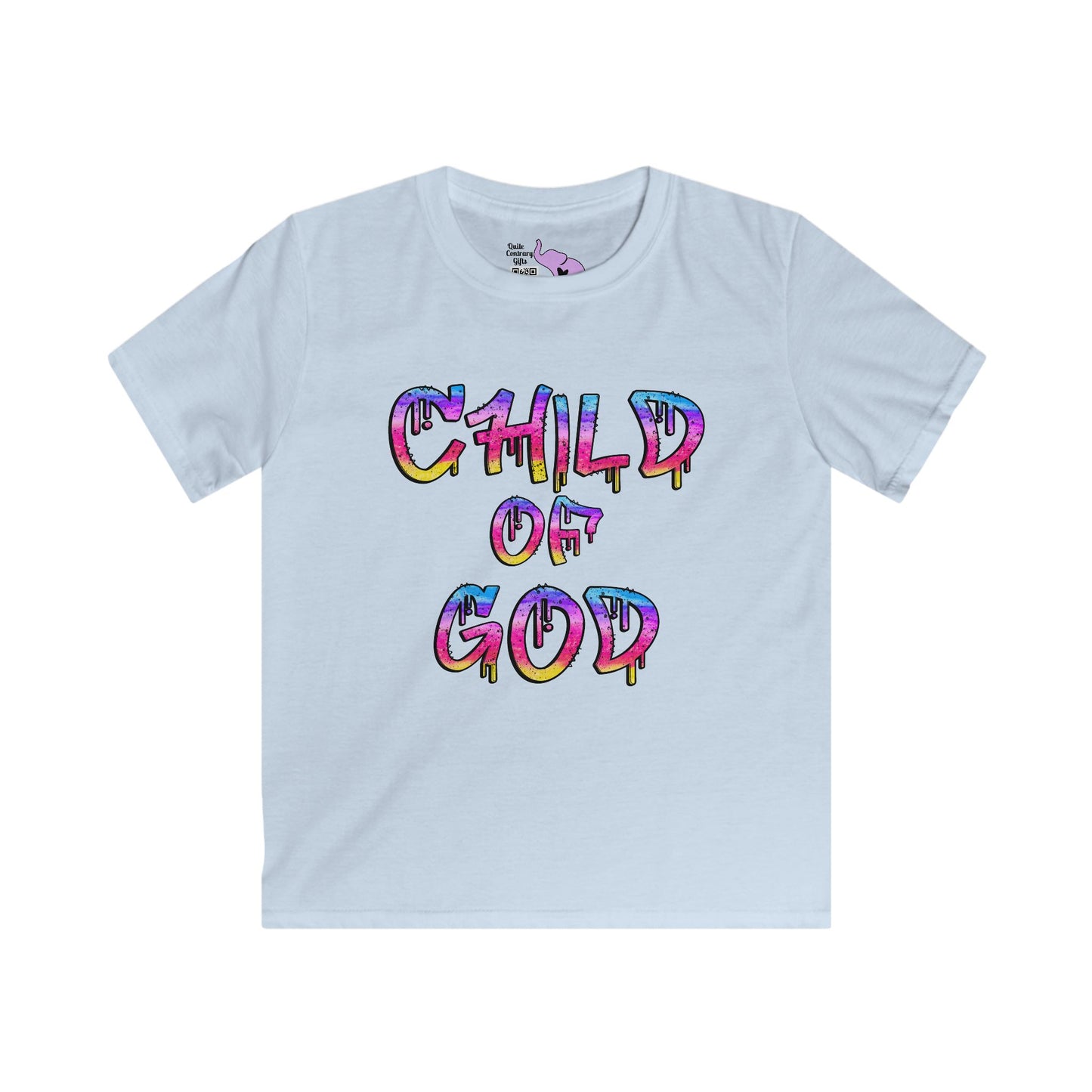 Child of God (Graffiti) Youth Softstyle Tee