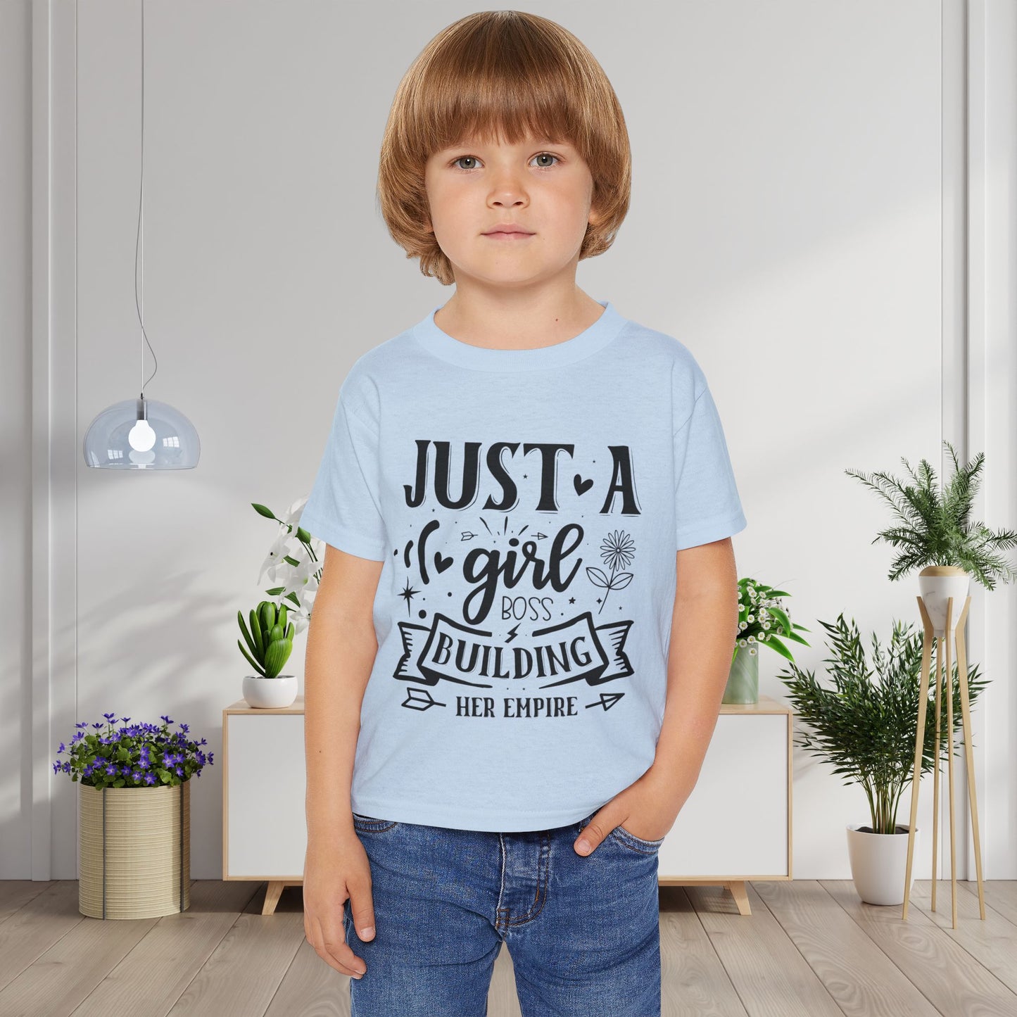Just A Girl Boss Building Her Empire Heavy Cotton™ Toddler T-shirt