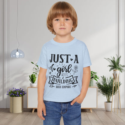 Just A Girl Boss Building Her Empire Heavy Cotton™ Toddler T-shirt