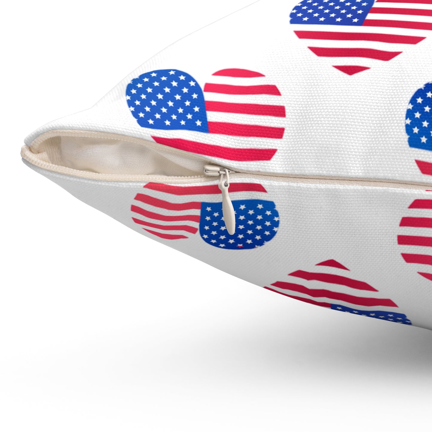 Hearts of Freedom Throw Pillow