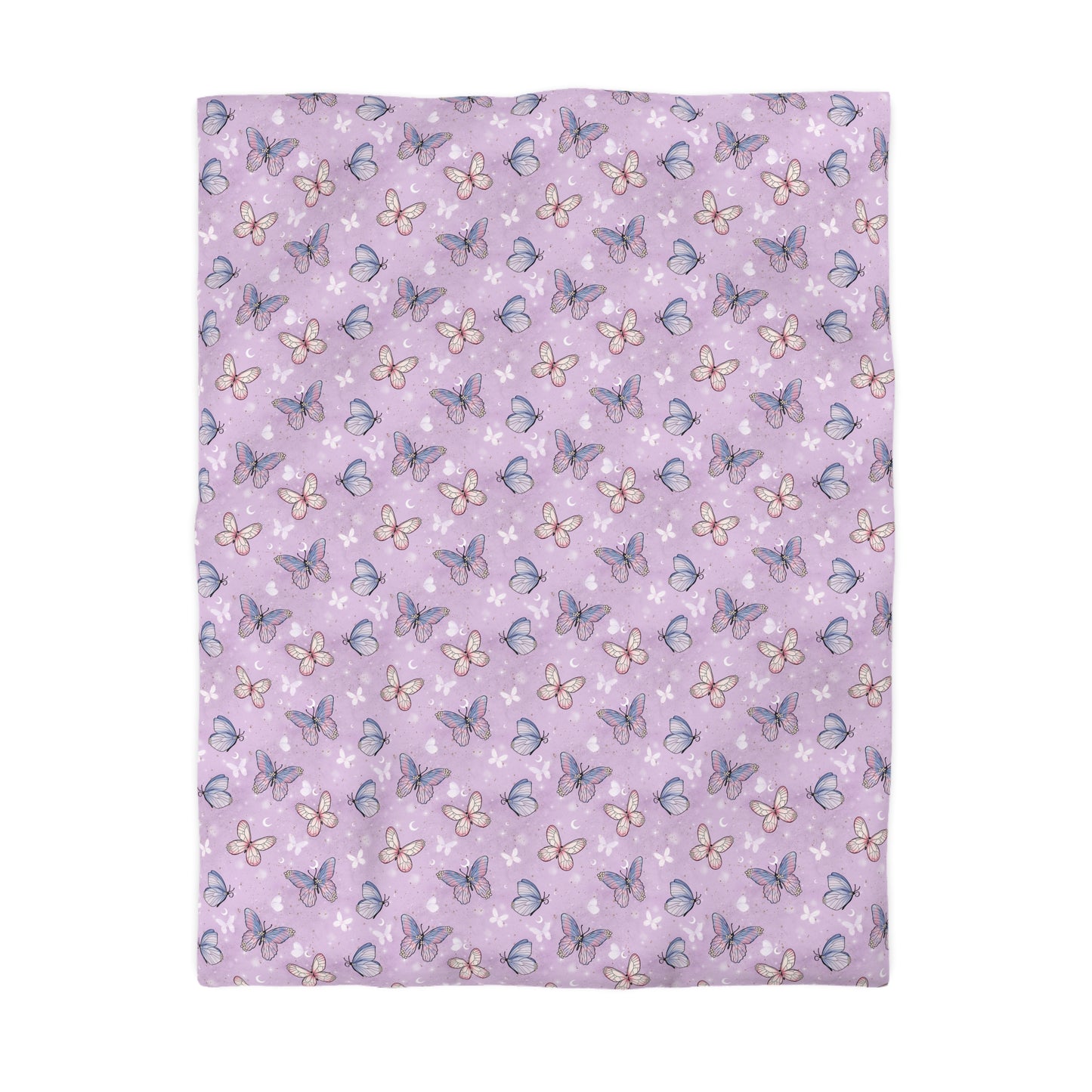 Pastel Wing Parade Microfiber Duvet Cover