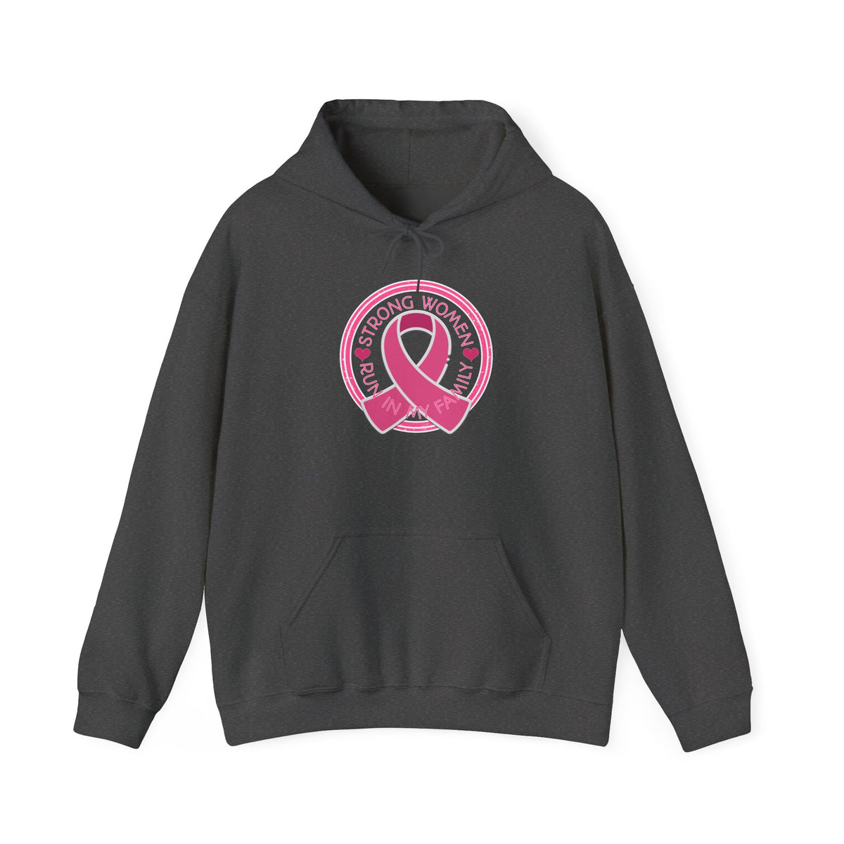 Strong Women Run In My Family Heavy Blend™ Hooded Sweatshirt