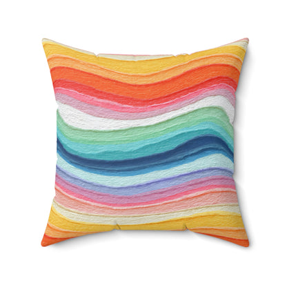 Spectrum Surge Throw Pillow