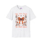 Fall For Jesus He Never Leaves (2) Adult T-shirt