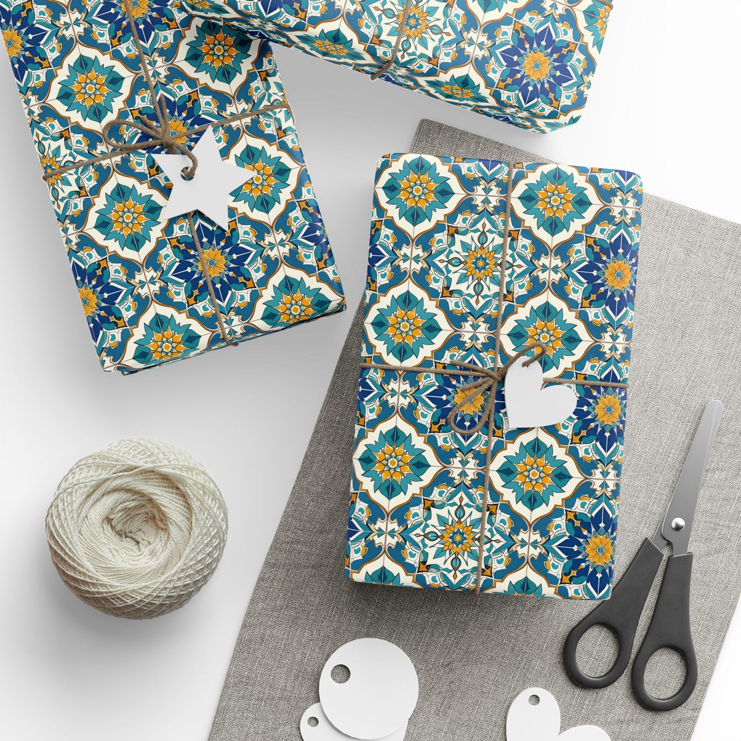 Mediterranean Lace Wrapping Paper