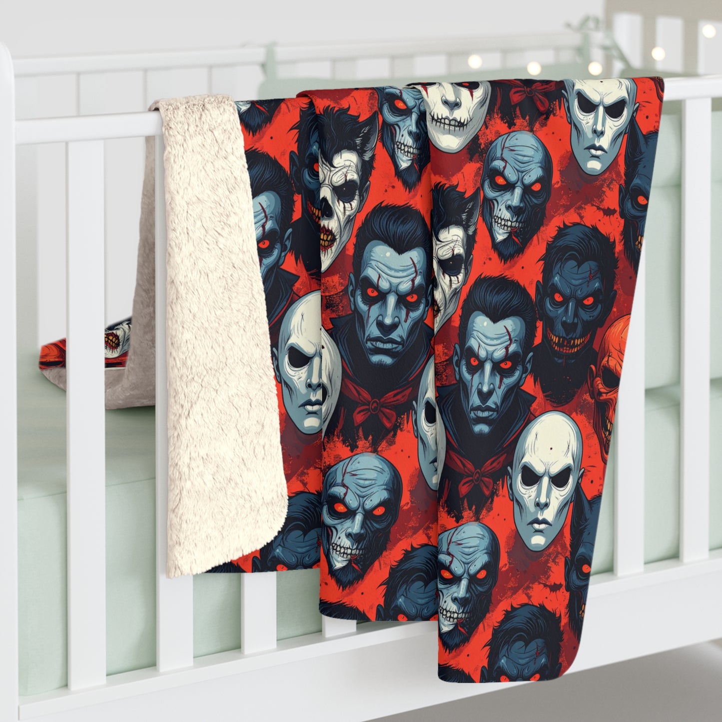 Nightmare Squad Sherpa Fleece Blanket