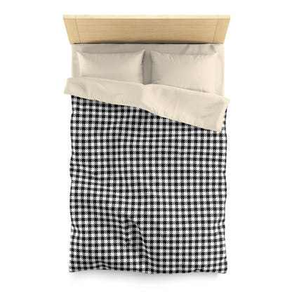 Black & White Balance Microfiber Duvet Cover