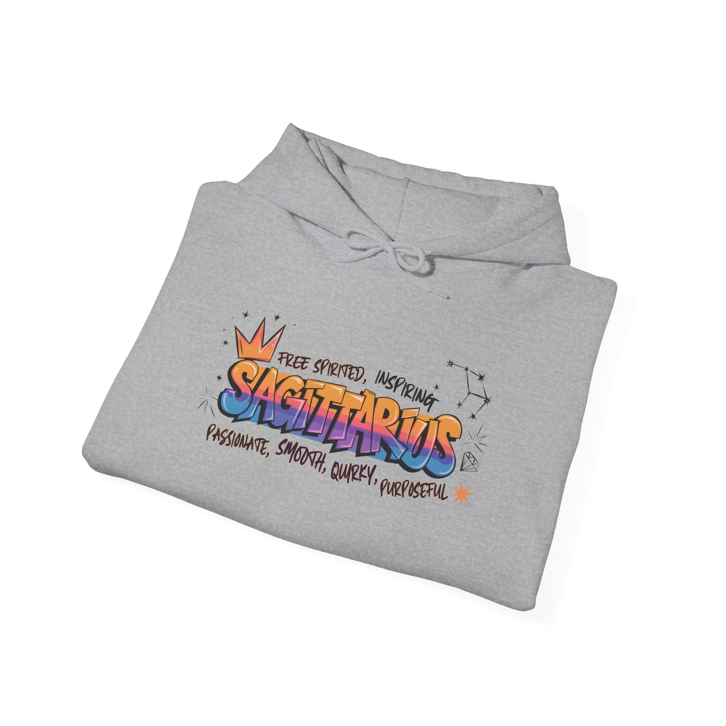Sagittarius Street Art Heavy Blend™ Hooded Sweatshirt