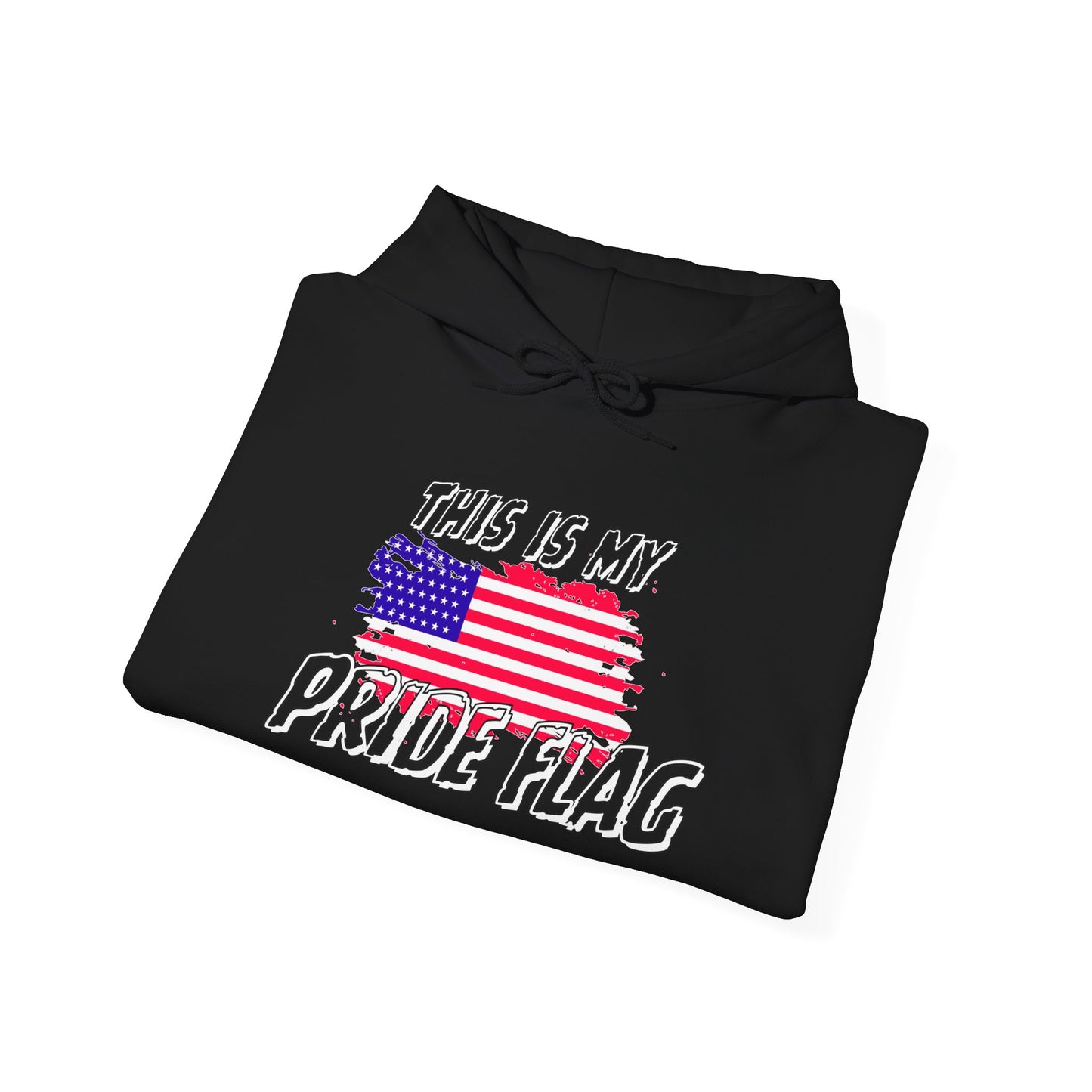 This is my Pride Flag (American Flag) Heavy Blend™ Hooded Sweatshirt