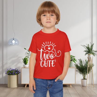 Two Cute Heavy Cotton™ Toddler T-shirt