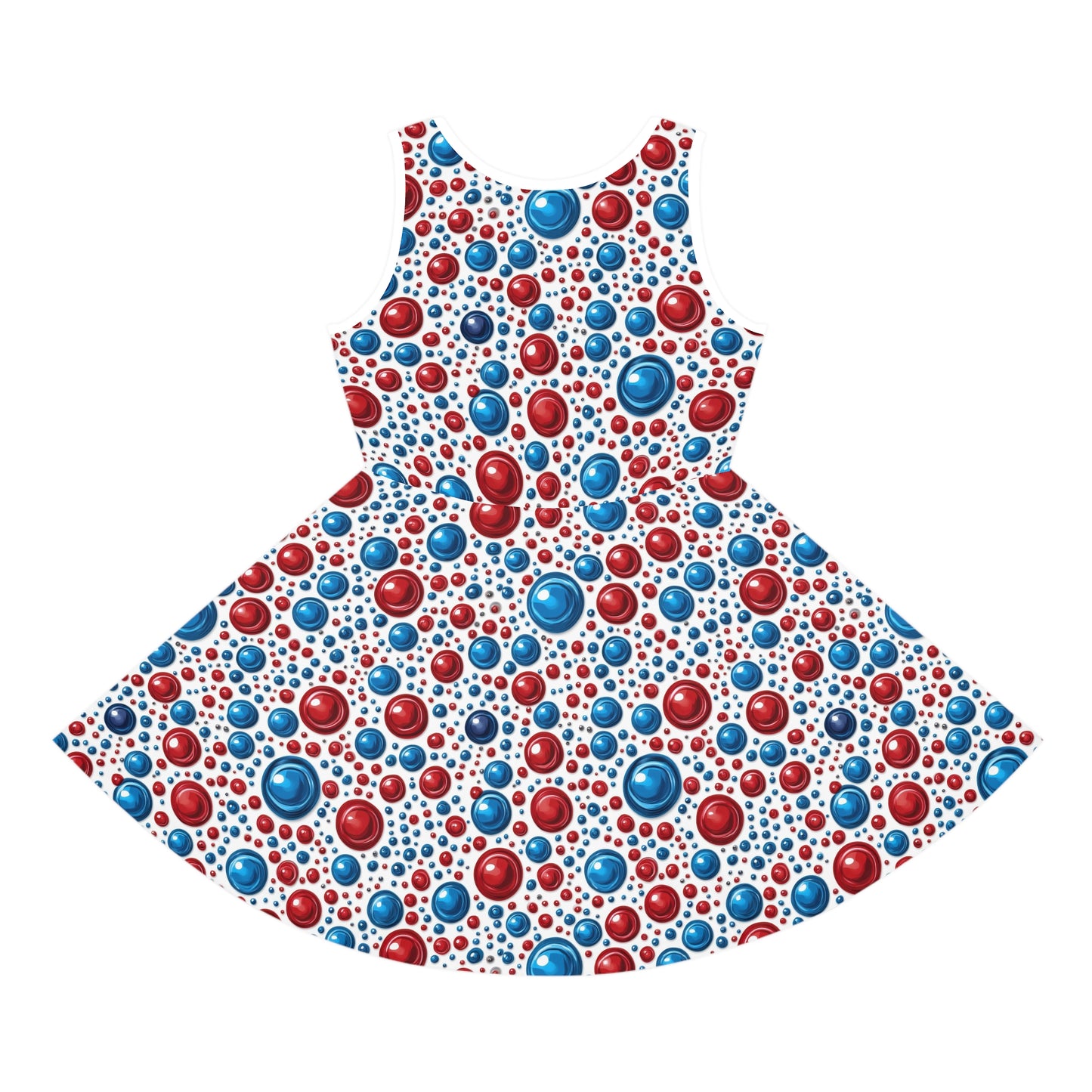 Freedom Dots Girls' Sleeveless Sundress