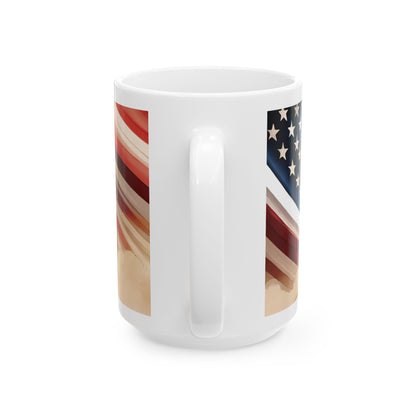 American Bald Eagle Ceramic Mug, (11oz, 15oz)